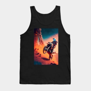 Cool Dirt bike- On Mars Tank Top